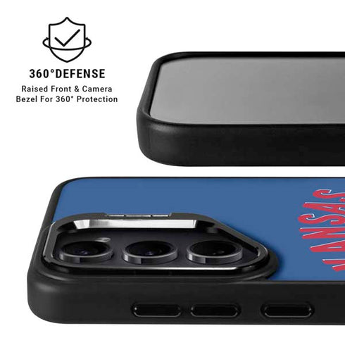 University of Kansas Jayhawks Mascot Galaxy S24 FE Kickstand Case